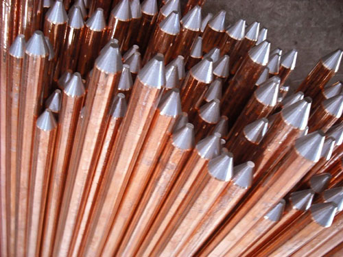 铜包钢接地极用于接地网中垂直接地体